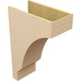 thumbnail image 5 of 12"W x 24"D x 36"H Classic Moab Rough Cedar Woodgrain TimberThane Corbel, Primed Tan, 5 of 6