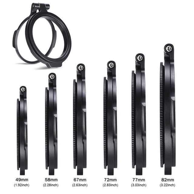 DSLR Camera Filter Brackets Portable Professional Camcorder Lens Rapid Flip Holder Adapter Rings Converter Cameraman Equipment 67mm