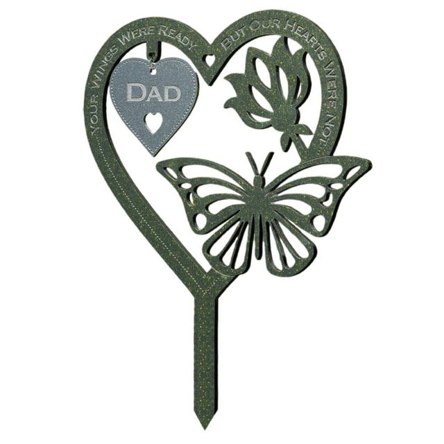Garden Signpost Garden Signpost Delicate Flower Butterfly Shape Plastic Mothers Day Inserted Sign Decoration for Decorating