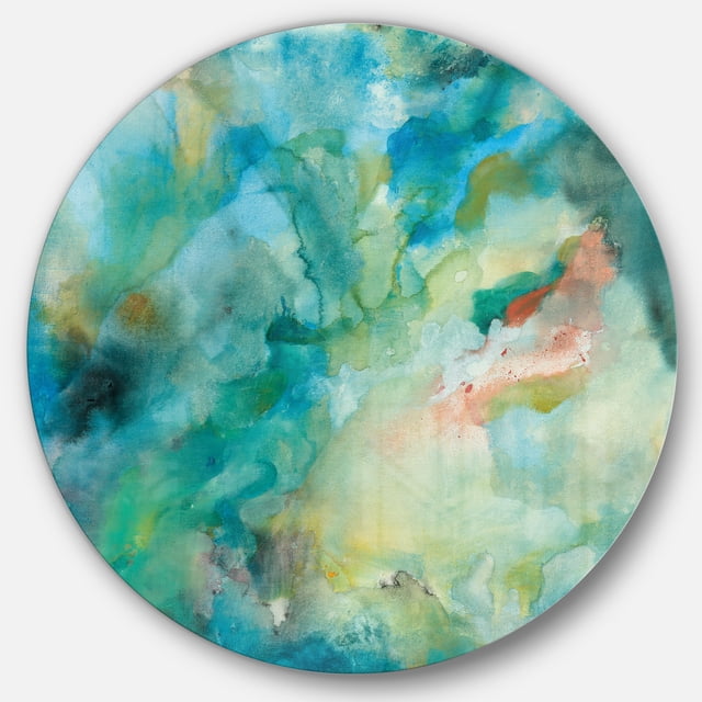 Designart 'Interstellar' Geometric Metal Circle Wall Art - Disc of 36