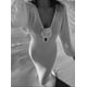 thumbnail image 3 of Vestido largo de manga larga para mujer, ropa de playa sin espalda, traje de baño tejido, Túnica Sexy, 3 of 5