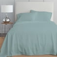 thumbnail image 6 of Color Sense 100% Cotton King Sateen, Wrinkle Resistant, Quick Dry, Soft & Smooth 4-Piece Bedsheet Set Teal, 6 of 9