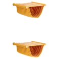 thumbnail image 4 of Guardoinrt Hanging Bed For Small Animals Easy To Install Soft And Warm Double-layer Gift Bed Hanging Hammock 23*18cm 2Set, 4 of 6