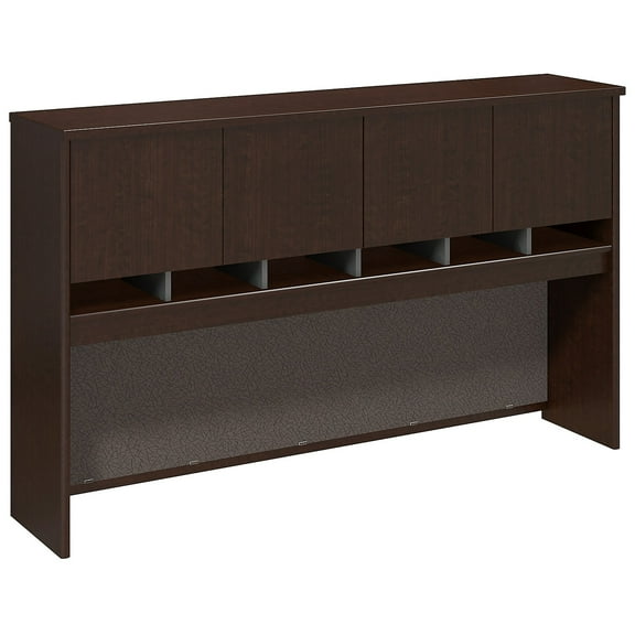 Series C 72W 4 Door Hutch in Mocha Cherry - Engineered Wood