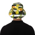 thumbnail image 5 of Xecao Orange and Lemon Print Men and Women Night Reflective Hat Runner Cap Visor Bucket Hat Boonie Cap, 5 of 6
