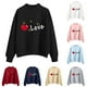 thumbnail image 2 of Gibobby Sudadera mujer Sudaderas de moda de gran tamaño para mujer con cuello alto sudaderas de manga larga trajes de otoño 2023(Gris,XL), 2 of 4