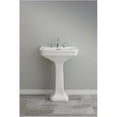 thumbnail image 2 of 24" x 18.75" Rio Rectangular Pedestal Basin - White, 2 of 2