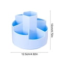 thumbnail image 4 of Rotating Pen Holder Desktop Organizer Storage Box With Note Tray Makeup Brush Holder For Office Desk Organization, 4 of 6