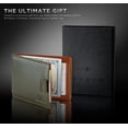 thumbnail image 6 of Serman Brands Slim Wallet Money Clips | Bifold Leather Wallet | RFID Blocking Minimalist Bifold Men Wallet | Stylish and Secure Wallet | Salted Green, 6 of 7