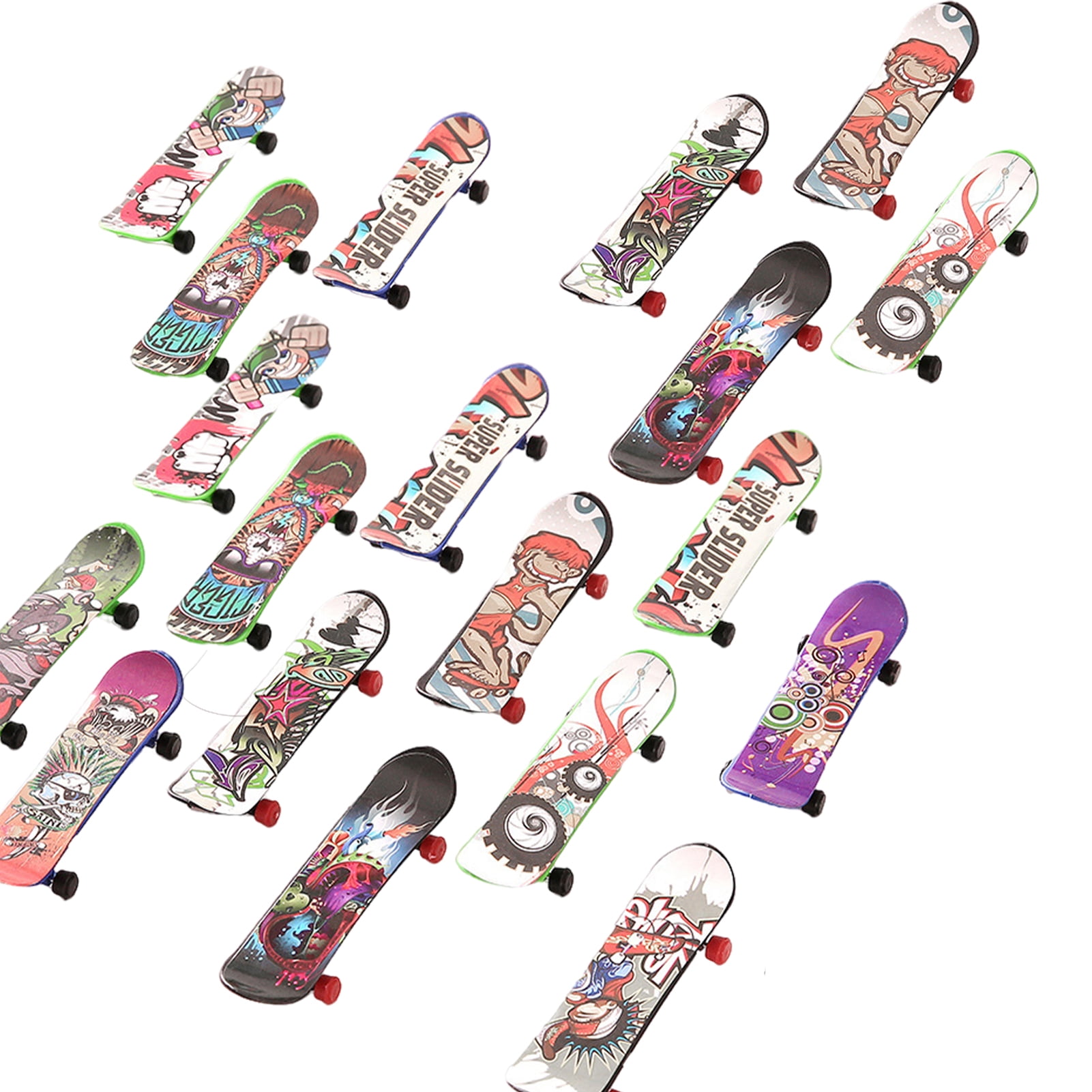 1 Pcs Random Mini Plastic Tech Deck Skate Finger Board Skateboards Toy Gift Kids 