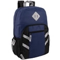 thumbnail image 4 of Trailmaker 24 Pack Multicolor Mesh Side Pocket 17 Inch Backpacks, Padded Shoulder Straps for Travel, Commute, 4 of 9