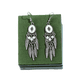 thumbnail image 2 of Guardurnaity Pendientes occidentales de forma ovalada retro Joyería bohemia para mujeres niñas Ropa, zapatos y accesorios Miscelánea blanco, 2 of 6