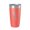 Coral, variant on Highland Lake Map Tumbler Travel Mug Insulated Laser Engraved Coffee Cup Westbook Maine 20 oz Dark Gray