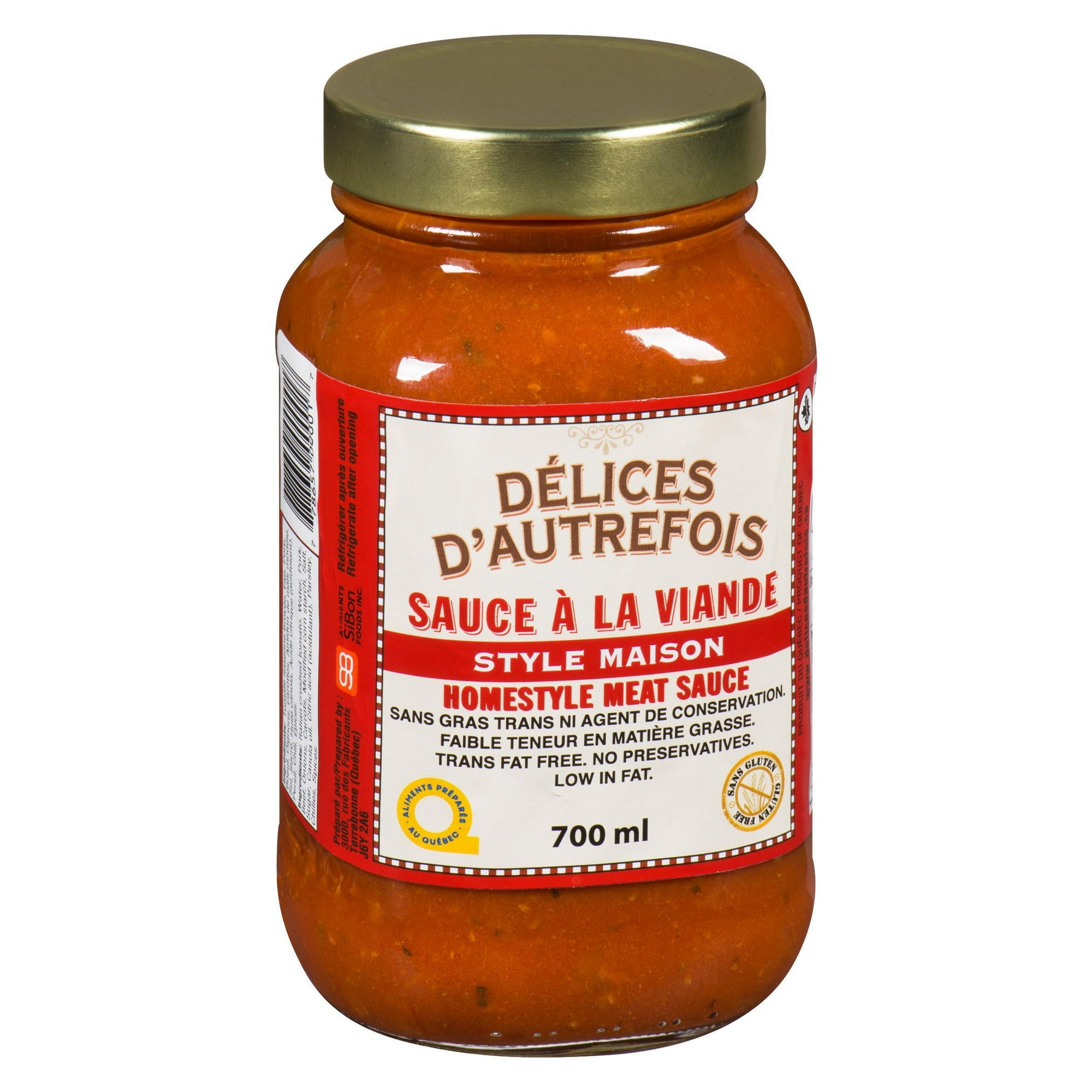 Délices d'Autrefois Homestyle Meat Sauce