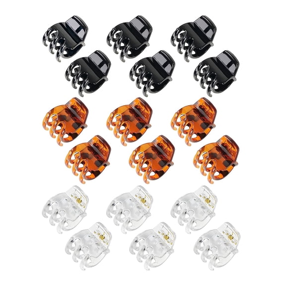 Medium Hair Clips, 18 Pcs 1.38 Inch Hair Claw Clips, No-Slip Jaw Clips for Women and Girls