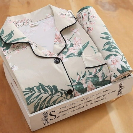 

CoCopeaunt Sleep Tops Pijama Mujer Invierno Sleepwear Autumn Home Clothes for Women Pyjamas Female Set Pajamas Homewear Pigiama Donna