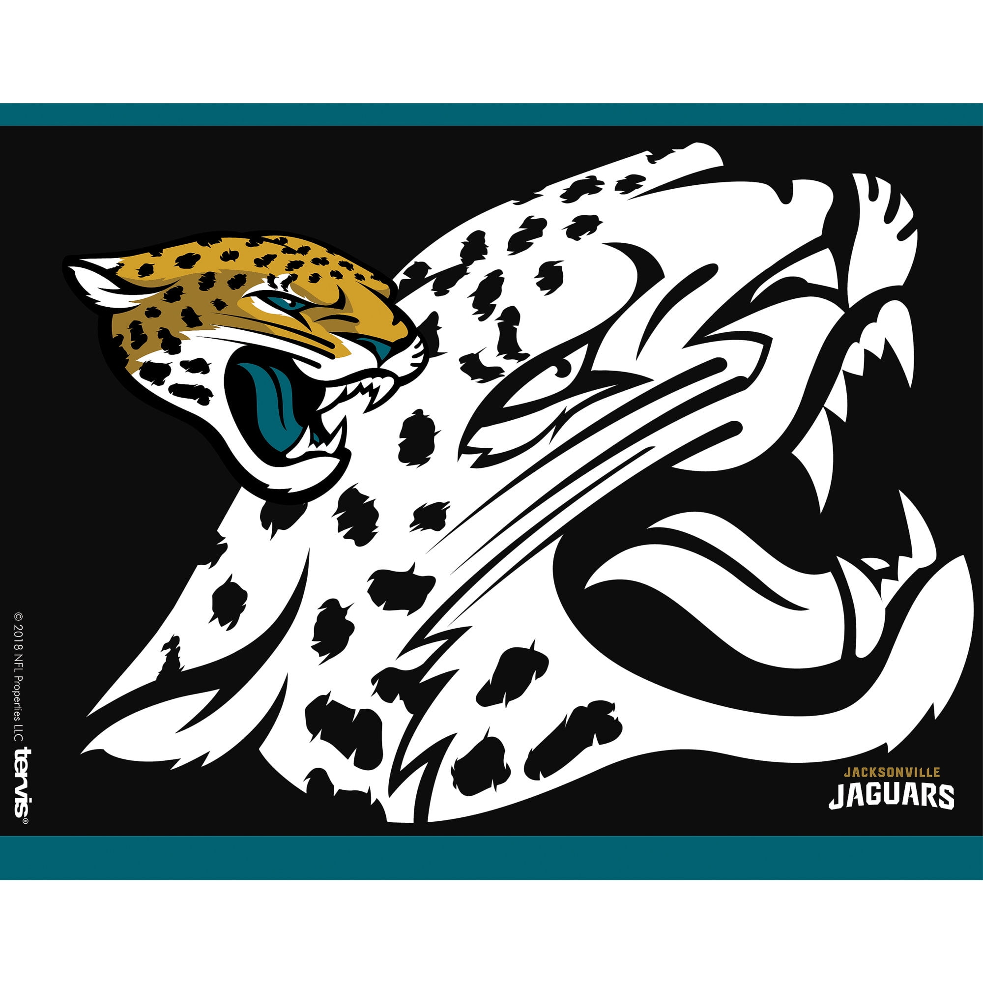 NFL Jacksonville Jaguars Touchdown 24oz Tumbler with lid,Booksamillion