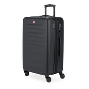 SWISSGEAR Stride Hardside Medium Checked Spinner, Black