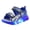 Blue, variant on Toddler Boys Light Up Sandals Lightweight Non Slip Strap Water Shoes for Outdoor Blue 7