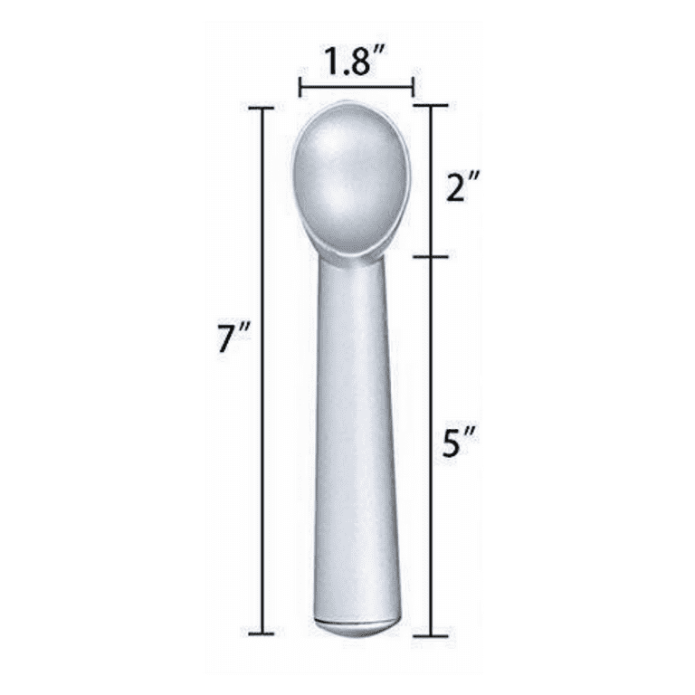 12 Stainless Steel Squeeze Handle Ice Cream Scoop Disher – 3 1/4 oz – Omcan