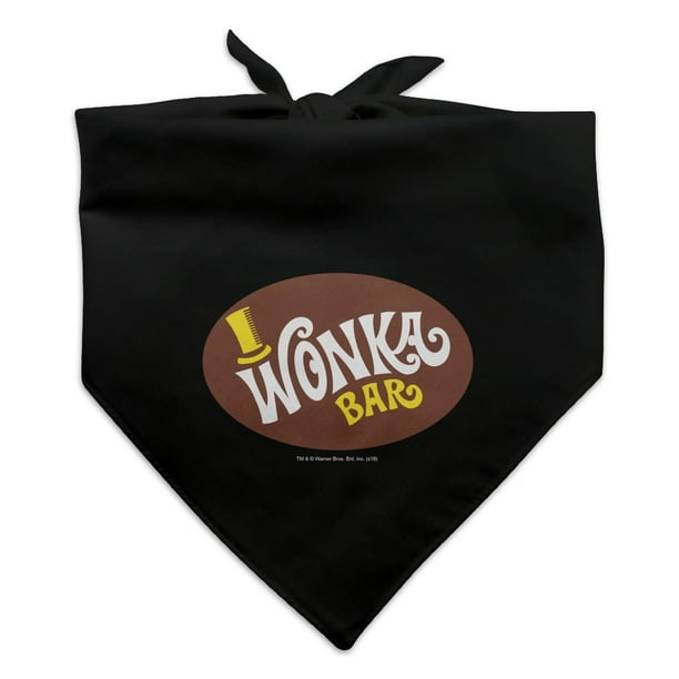 Graphics And More Willy Wonka And The Chocolate Factory Wonka Bar Logo Dog Pet Bandana Walmart Com Walmart Com