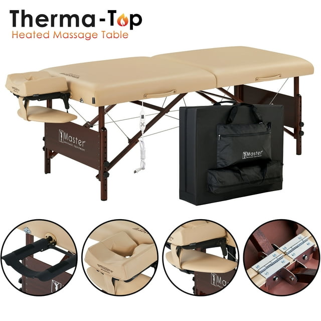 Master Massage 30 Pouces Del Ray Pro Therma Top Ensemble de Table de Massage Portable (US)