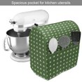 thumbnail image 2 of Saint Patricks Day Stand Mixer Cover, Traditional Shamrock Leaves Irish Culture Spring Greeting Folk, Kitchen Appliance Organizer Bag Cover with Pockets, 5 Quarts, Fern Green and White, by Ambesonne, 2 of 4
