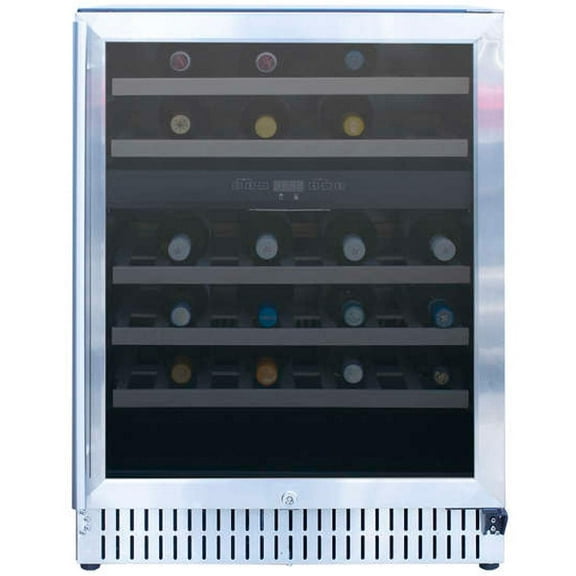 24" Outdoor Rated Dual Zone Wine Cooler