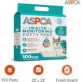 thumbnail image 2 of Health Monitoring Dog Pee Pads, 100 Count, pH-Sensitive 22"x22" Training Pads, Leakproof and Odor-Controlled, Perfect for Puppies and Small Breeds, 2 of 4