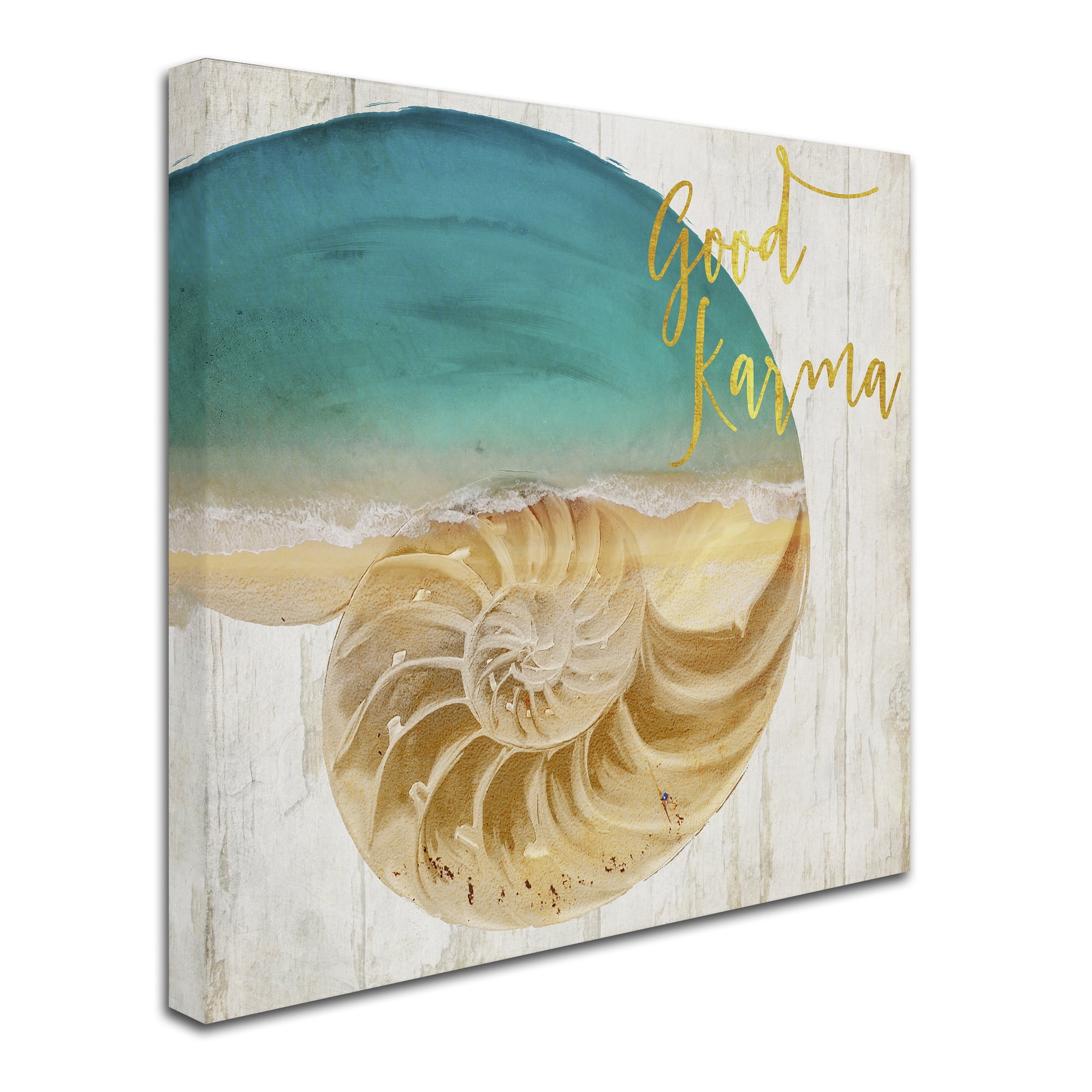 Trademark Fine Art "Sea In My Hand" Canvas Art by Color Bakery