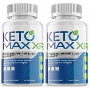 (2 Pack) Keto Max XR - Supplement for Weight Loss - Energy & Focus Boosting Dietary Supplements for Weight Management & Metabolism - Advanced Fat Burn Raspberry Ketones Pills - 120 Capsules