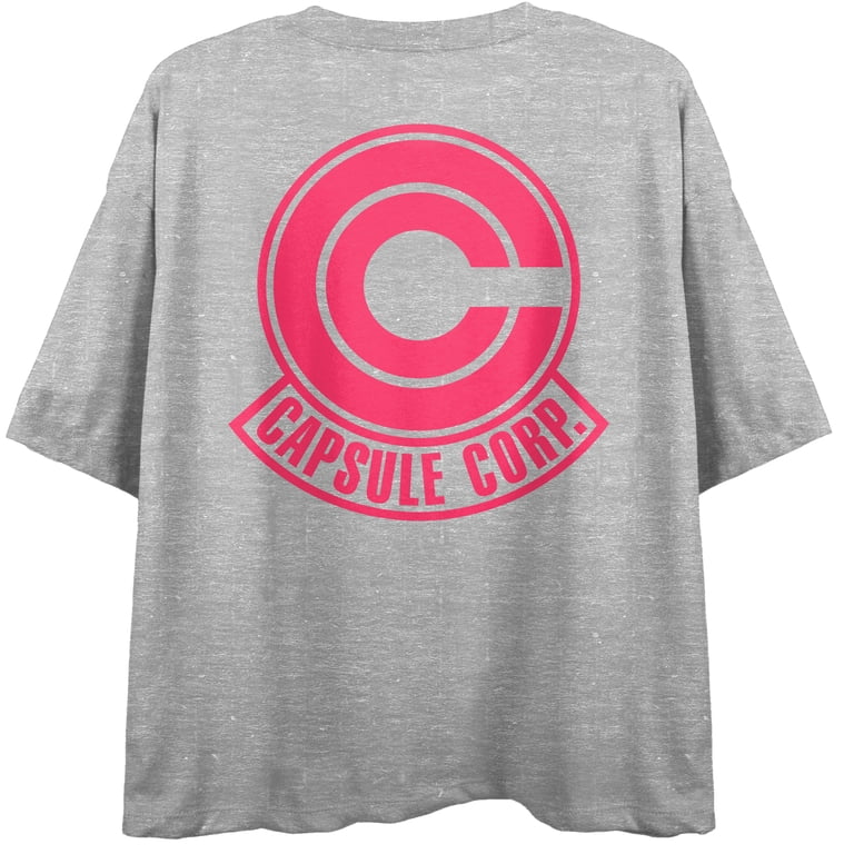 Dragon Ball Classic Bulma on Women's Athletic Heather Crop-L