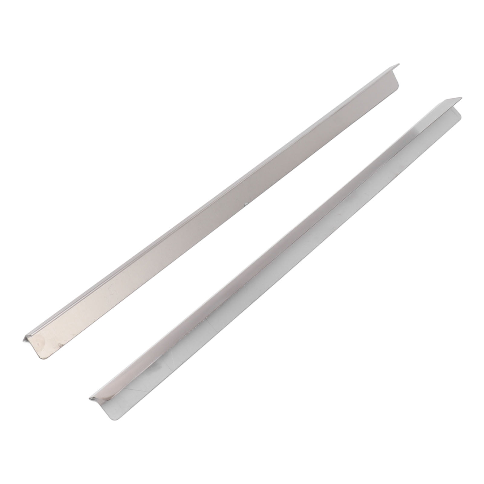 Nieyigj 2PCS Kitchen Stove Counter Gap Cover 19.9 inches / 50.5 cm Stainless Steel Gap Filler Easy Cleaning Heat Resistant Guard for Kitchen Supplies