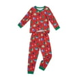 thumbnail image 1 of xiaxaixu Family Matching Pajamas Set Christmas Theme Print Tops Pants Sleepwear, 1 of 8