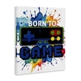 thumbnail image 2 of Stupell Industries Contemporary Born to Game Splash Canvas Art, 24 x 30, by Kim Allen, 2 of 7