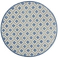 thumbnail image 2 of Nourison Aloha Indoor/Outdoor Blue/Grey 5'3" x ROUND Area Rug, (5 Round), 2 of 9
