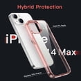 thumbnail image 2 of JETech Case for iPhone 14 Plus 6.7-Inch, Shockproof Phone Bumper Cover, Anti-Scratch Clear Back (Rose Gold), 2 of 6