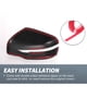 thumbnail image 5 of Cubierta de espejo lateral del conductor y pasajero de Unique Bargains para Nissan Navara NP300 par negro mate, 5 of 7