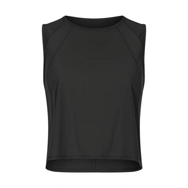 Ropa de yoga ligera y transpirable para primavera y verano, top para mujer con espalda hueca, de secado rápido, chaleco deportivo informal y holgado para fitness