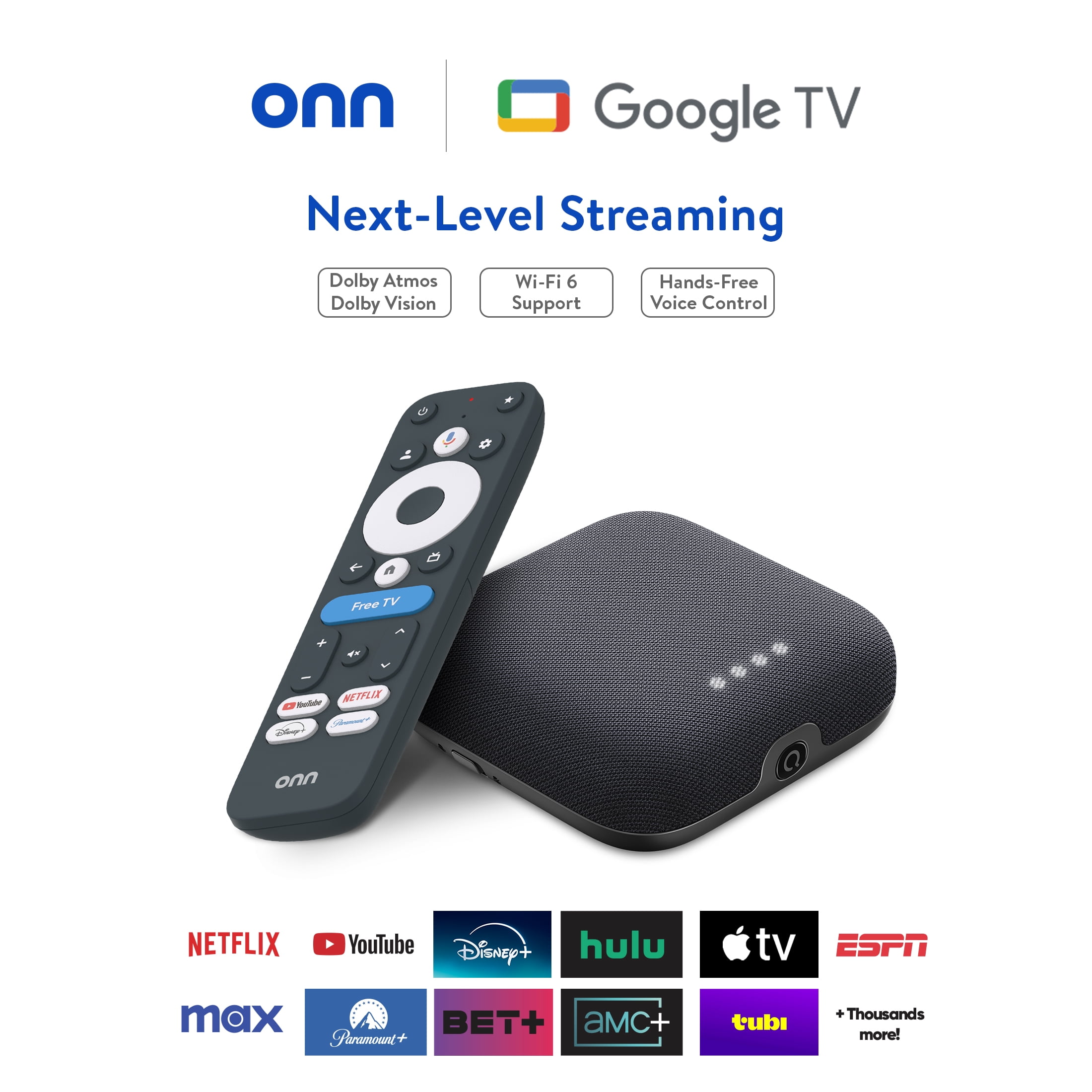 その他 onn. 4K pro Free Shipping! Onn+ 4K Pro Streaming Device Google TV, Ultra