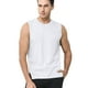 thumbnail image 5 of Camisetas deportivas sin mangas blancas para hombre, camisetas sin mangas para correr, camisetas sin mangas suaves y transpirables, 5 of 7