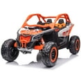 thumbnail image 2 of KidsVIP 2x24V Can-Am Maverick RS Buggy 4x4 à 2 Places avec Roues en Caoutchouc, Musique et Télécommande, 2 of 7