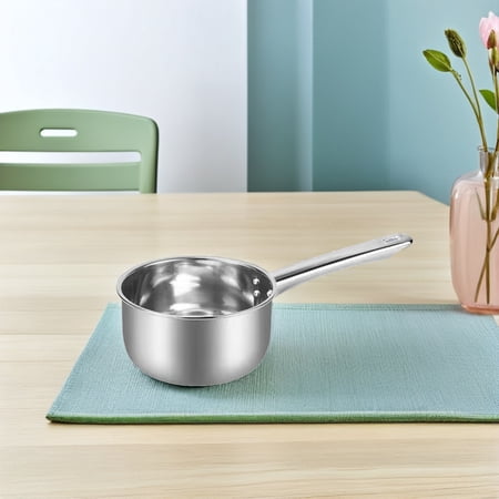 STRANDCHIC Stainless Steel Soup Ladle with Handle Plated Resistant Kitchen Utensil for Everyday Use