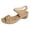 Brown, variant on Rokment Women's Pearl Wedge Heels Dressy Sandals 2026 Elegant Casual Leather Open Toe Ankle Strap Comfortable Platform Dress Summer Shoes for Ladies Light Green Size 8.5