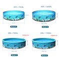 thumbnail image 5 of Piscine Portable Rigide Sans Gonflage Piscine Pliable Piscine Familiale Piscine Ronde pour Bébés Enfants Adultes, 5 of 5