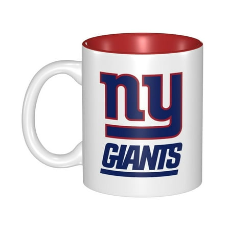 

New_York_Giants 11 Oz Originality Coffee Mugs Large Water Mugs With Handle Porcelain Coffee Cup Thank You Gifts For Mom Dad And Friends Red
