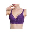 thumbnail image 1 of INSPIRE CHIC Women's Plus Size Full Coverage Padded Floral Underwired Bra, 1 of 5