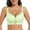 Green, variant on Breathable Thin Hole Cup Bra for Big Adjustable Support Wireless Comfortable Seamless Everyday Wear