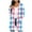Pink, variant on JSheng Casual Cardigan for Women Fashion Femal Lesiure Checked Printed Long Sleeved Pocket Loose Tops Blue L