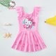 thumbnail image 4 of Hello Kitty Girl Swimsuit Anime Sanrios Kawaii Cute Swimwear Dress Kids Summer Holiday Beach Wear Quick Drying Swimsuit Outdoor, 4 of 5